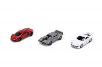 Rychle a zběsile set 3 aut Nano Cars 1,65" Wave 4